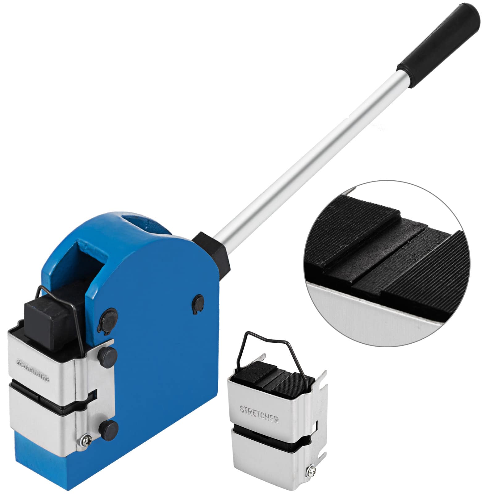 VEVOR - 2-in-1 Sheet Metal Shrinker and Stretcher Set,18 Gauge Mild Steel 16 Gauge Aluminum Sheet Metal Bender Shrinker - Blue