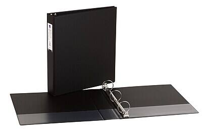 Alt View 5. Avery - 1 1/2" 3-Ring Non-View Binders - Black.