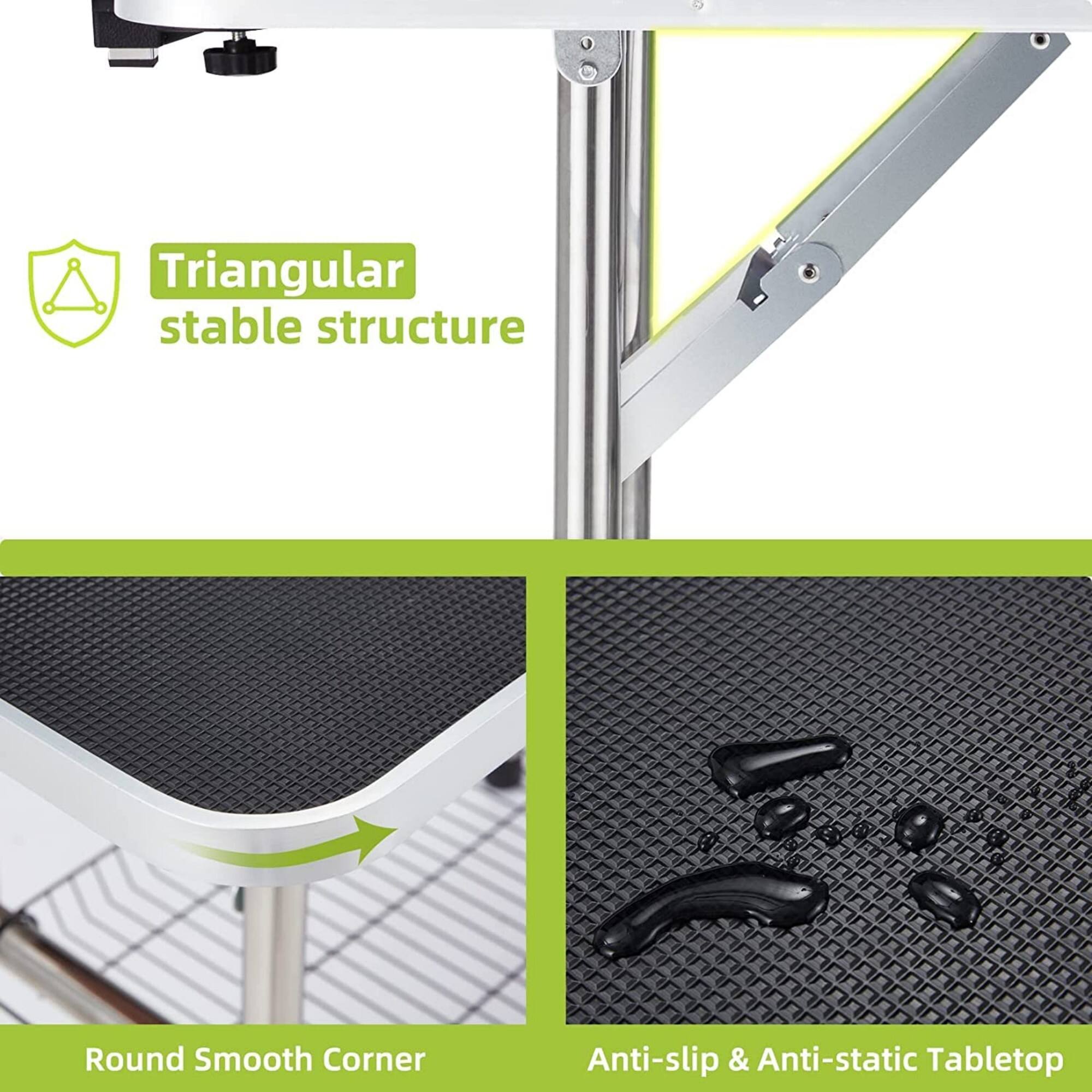 Triangular stable structure

Round Smooth Corner

Anti-slip & Anti-static Tabletop