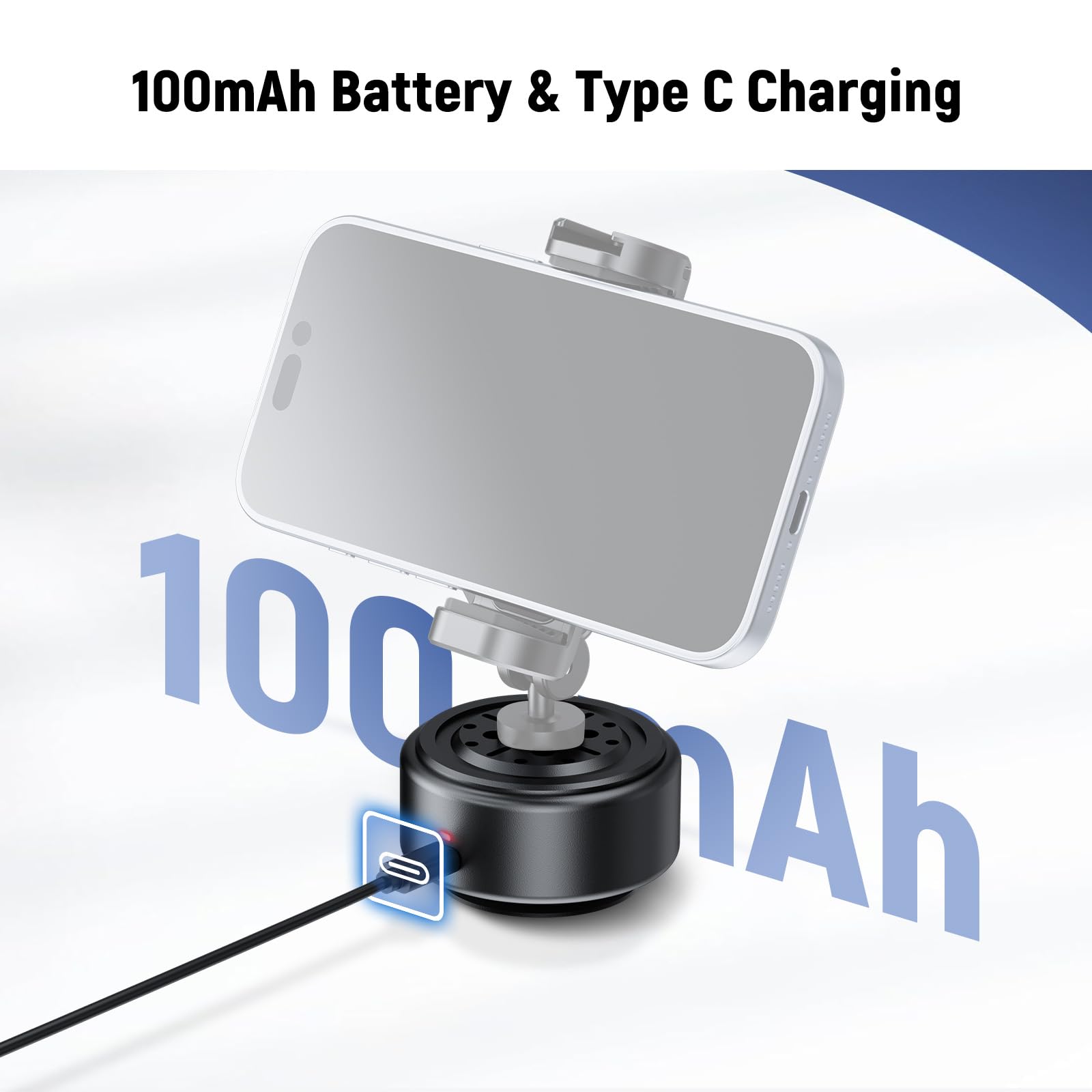 100mAh Battery & Type C Charging