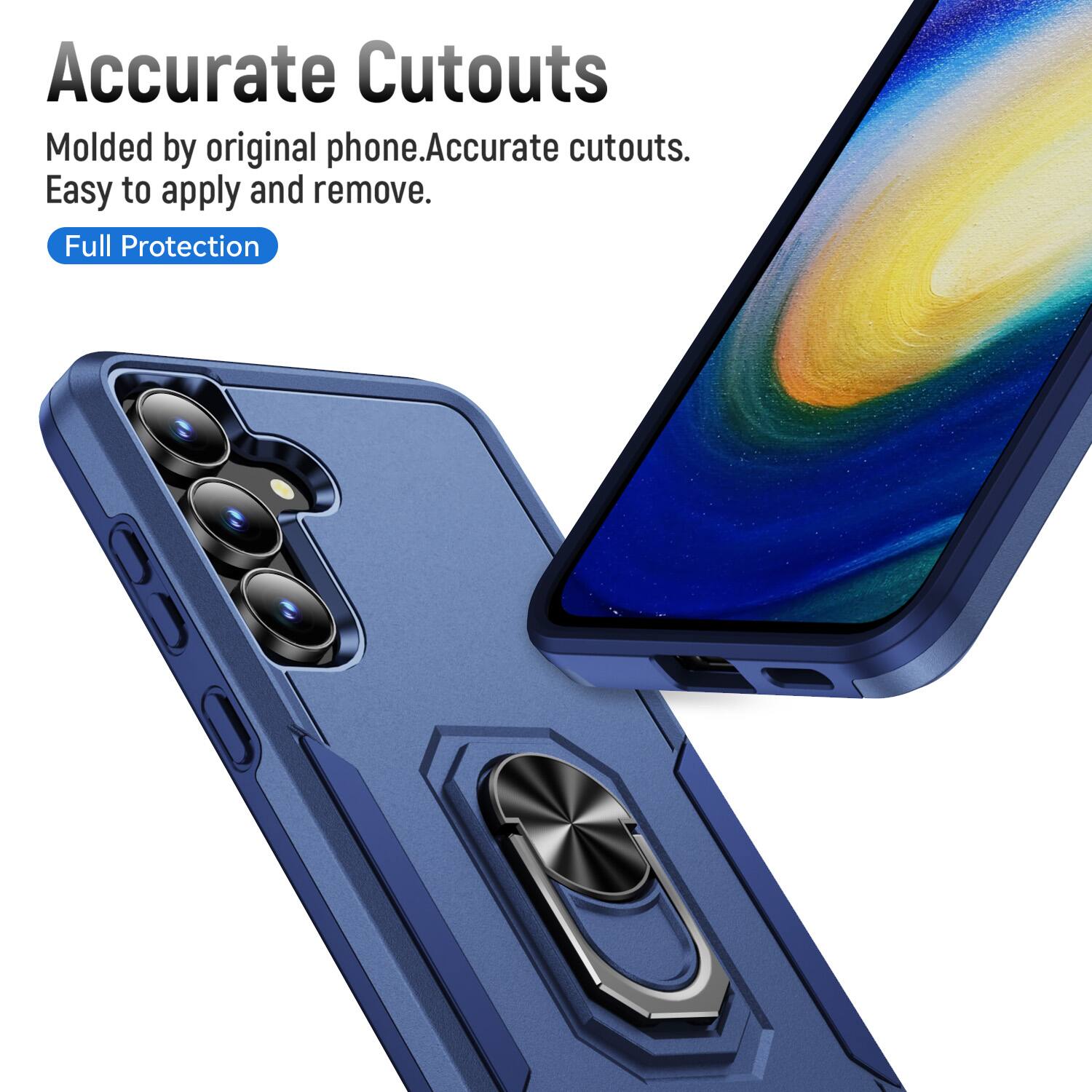 Accurate Cutouts  
Molded by original phone. Accurate cutouts. Easy to apply and remove.  
Full Protection