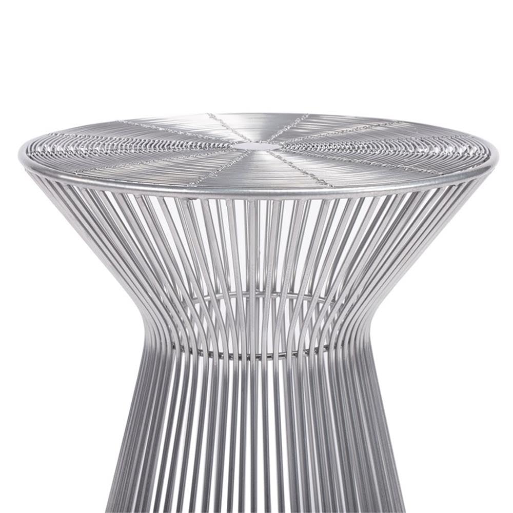 Alt View 2. Butler Specialty - Greeley Metal Side Table - Silver.