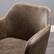 Alt View 17. Linon Home Décor - Carvel Faux Leather Height-Adjustable Office Chair - Brown.