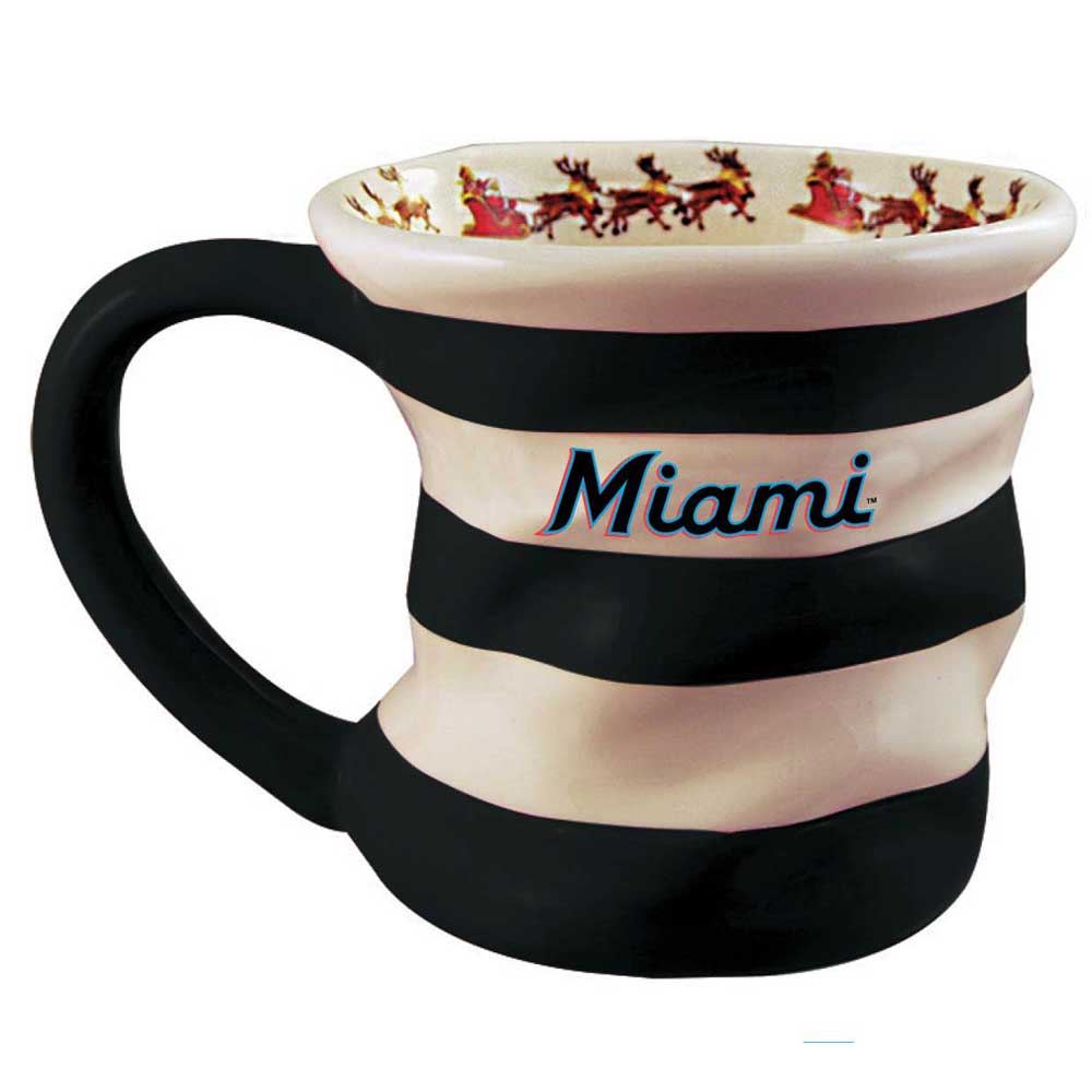 Alt View 1. The Memory Company - Miami Marlins 18oz. Team Holiday Mug - Multicolor.