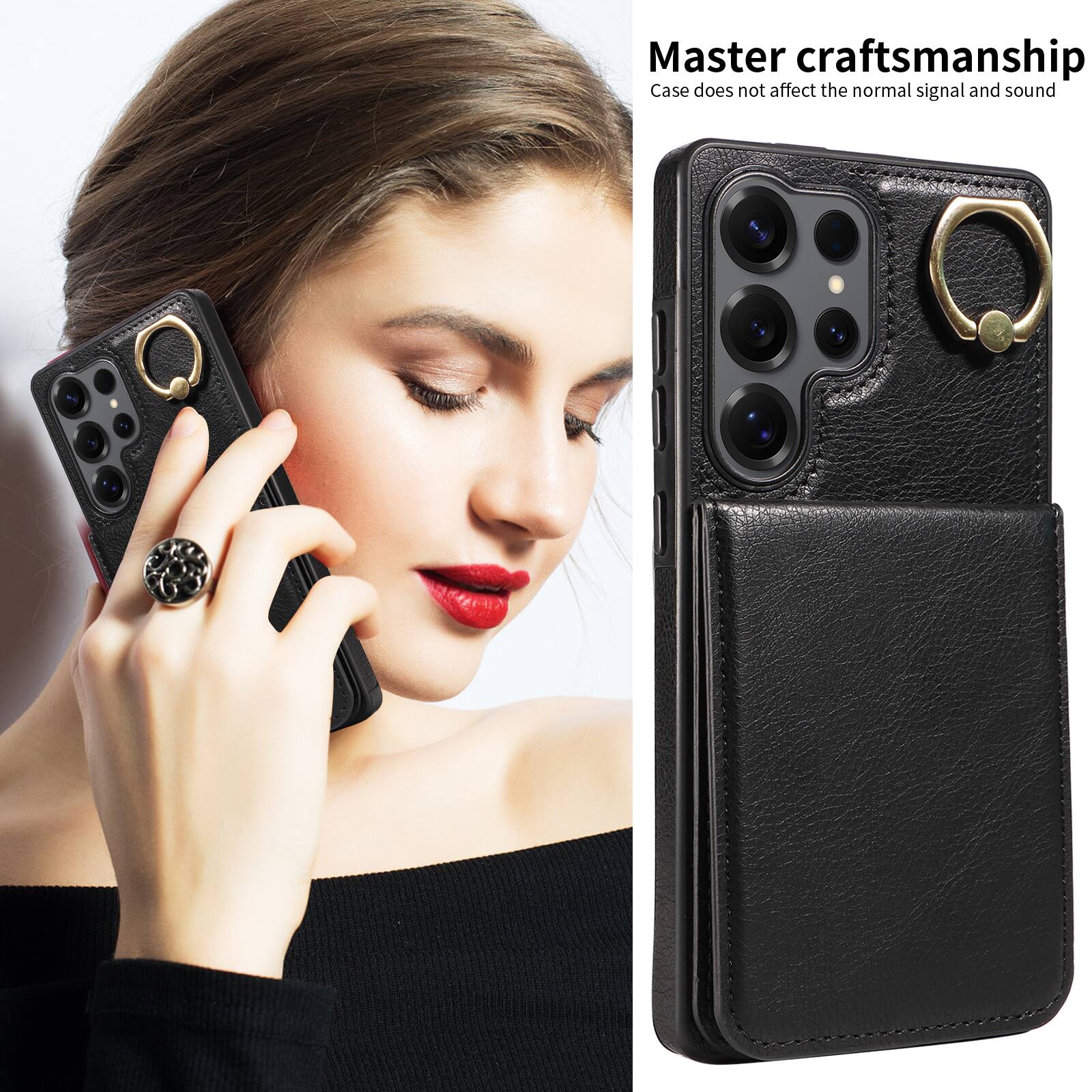 Master craftsmanship  
Case does not affect the normal signal and sound