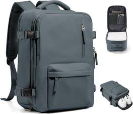 Live At Space - VGCUB Travel Backpack Women Spirit Airlines Personal Inches Laptop College Waterproof Carry Flight Approved Work - Grey Blue-Small