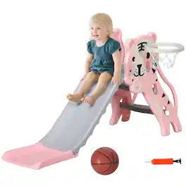 Qaba - for Kids with Basketball Hoop for Indoor Use