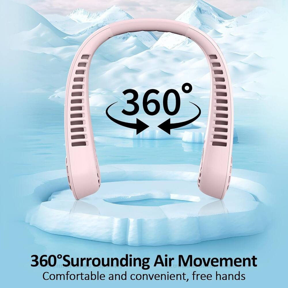 360° Surrounding Air Movement  
Comfortable and convenient, free hands