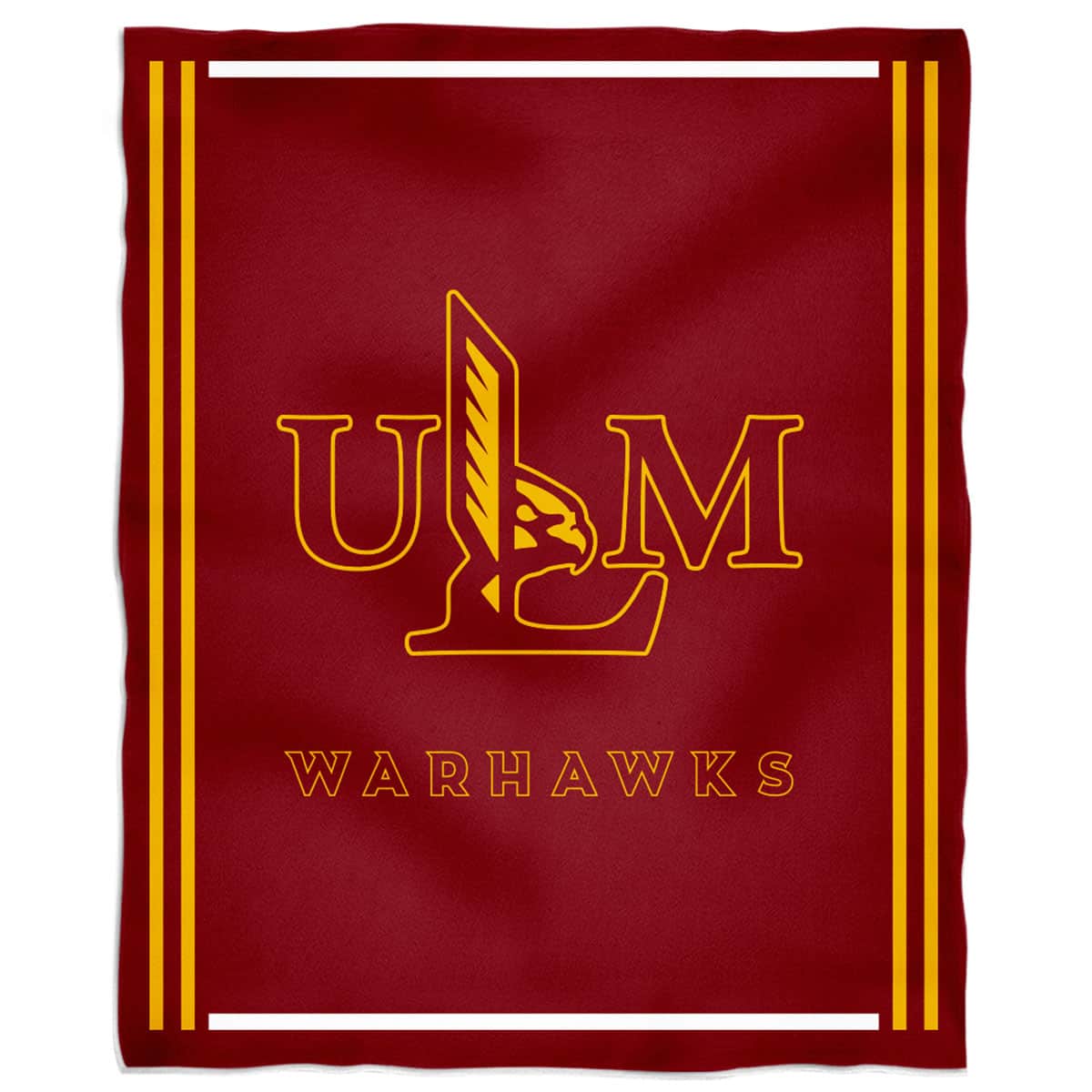 Vive La Fete - ULM Warhawks 36'' x 48'' Children's Mascot Plush Blanket - Multicolor
