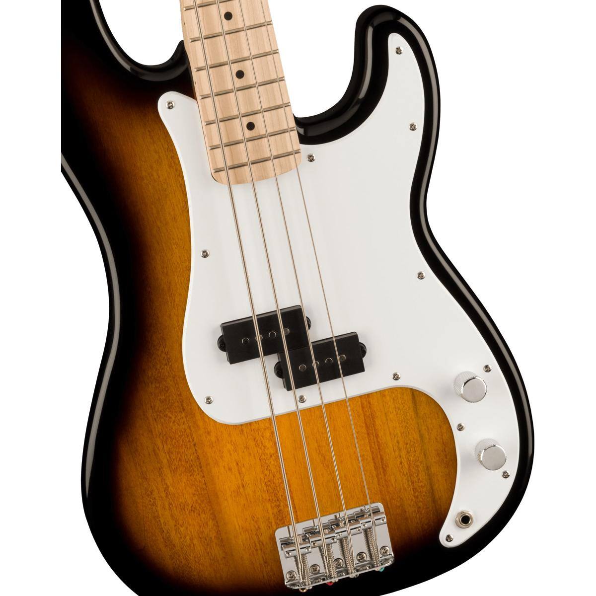 Alt View 3. Squier - Squier Sonic Precision Bass Guitar, 2-Color Sunburst.