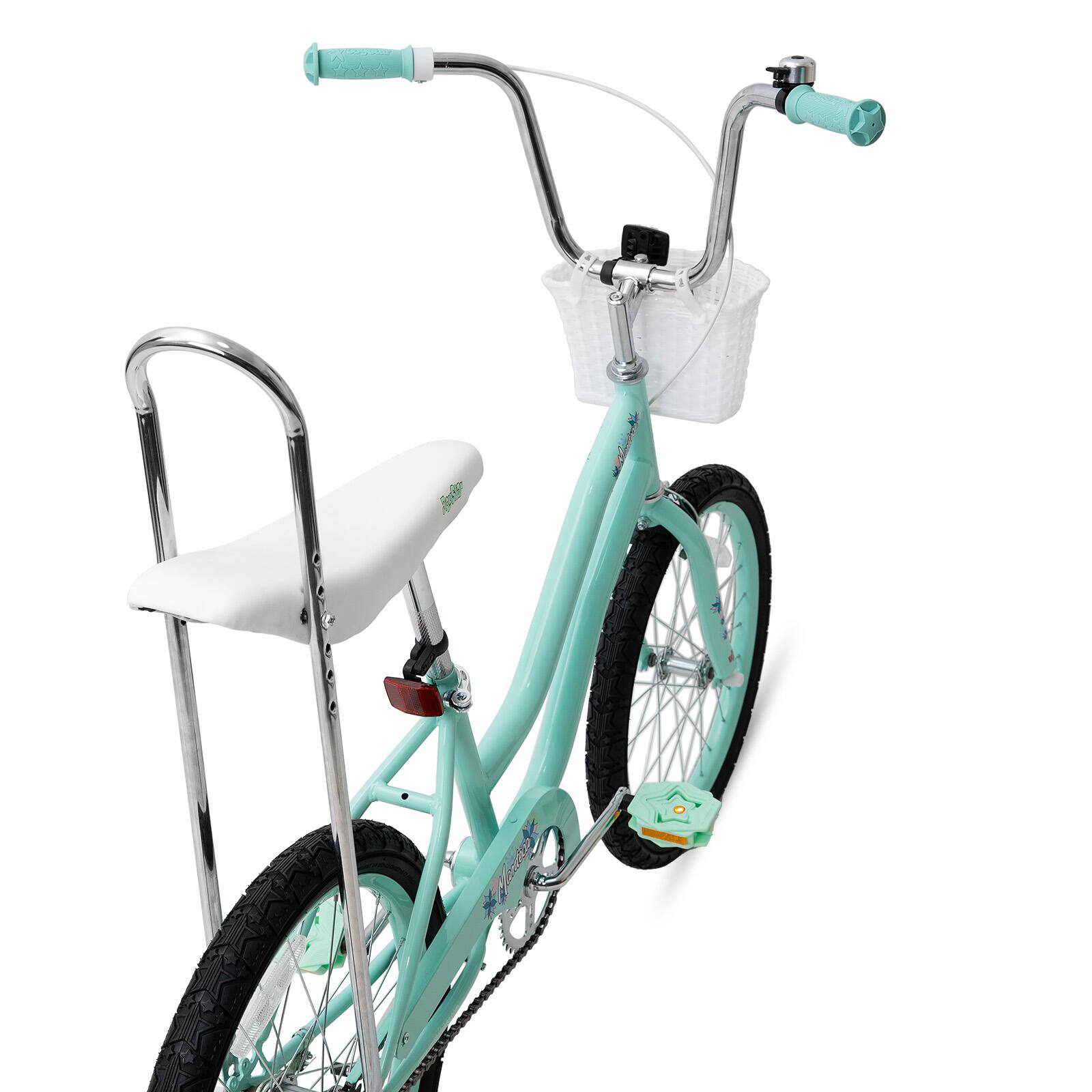 Alt View 2. JOYSTAR - JOYSTAR Manteca 20 Inch Kids Bike with Training Wheels, Banana Seat Bike for Girls Ages 7 and Up, Kids' Bicycle, Green - Green.