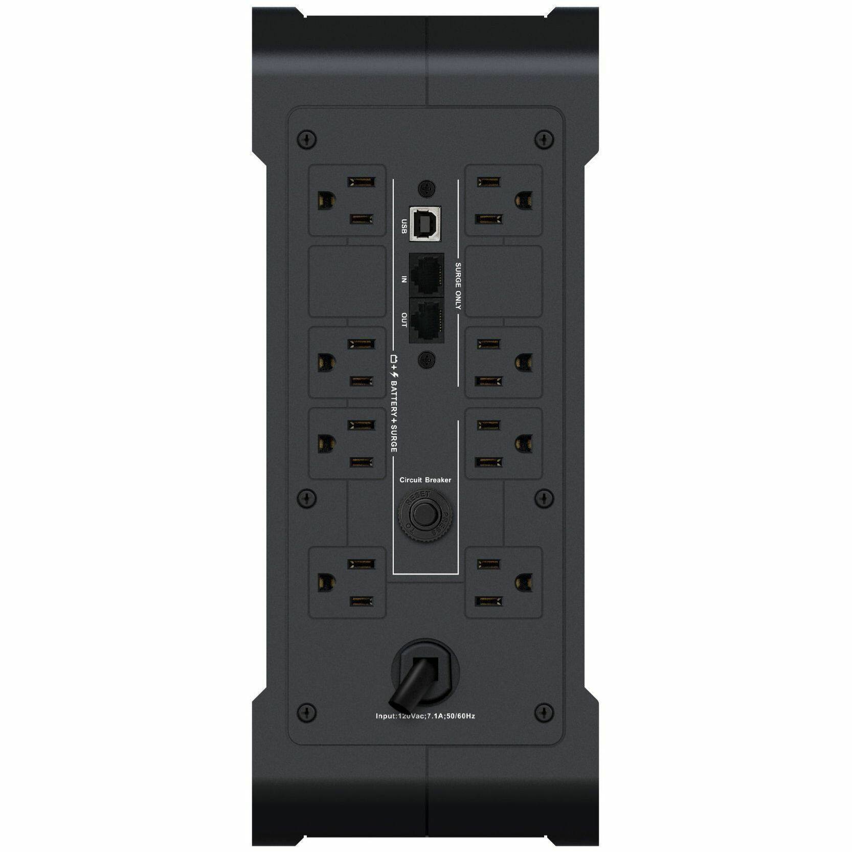 + + LSS N OUTT SUNGE UNLY BATTERY + SUNGE Circuit Breaker + + 4 Input: npul: TzvVae: 7.1A_50/60Hz 1Awiad 1A.50/60Hz +