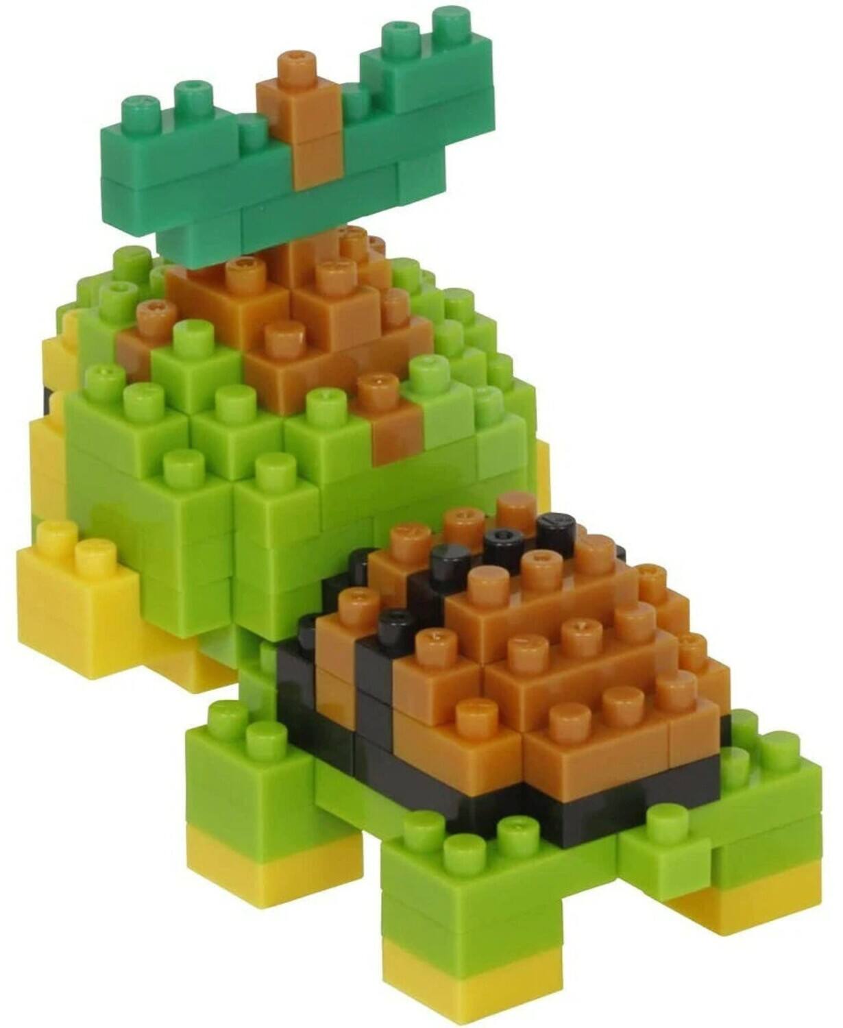 Alt View 2. PopMarket - Nanoblock - Pokemon Series - Turtwig Building Kit   - COLLECTIBLES - Multicolor.