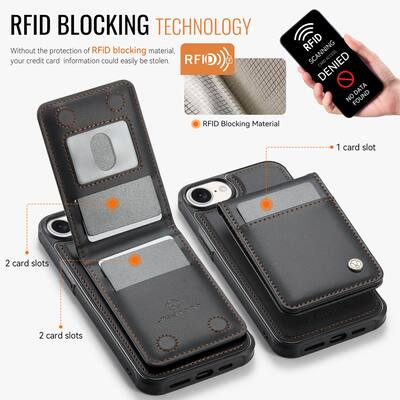 Dteck Magnetic Wallet Case for Apple iPhone 16e, 2 in 1 Detachable Design with RFID Card Holder and Kickstand Black - Best Buy Dteck Magnetic Wallet Case for Apple iPhone 16e, 2 in 1 Detachable Design with RFID Card Holder and Kickstand Black - Best Buy