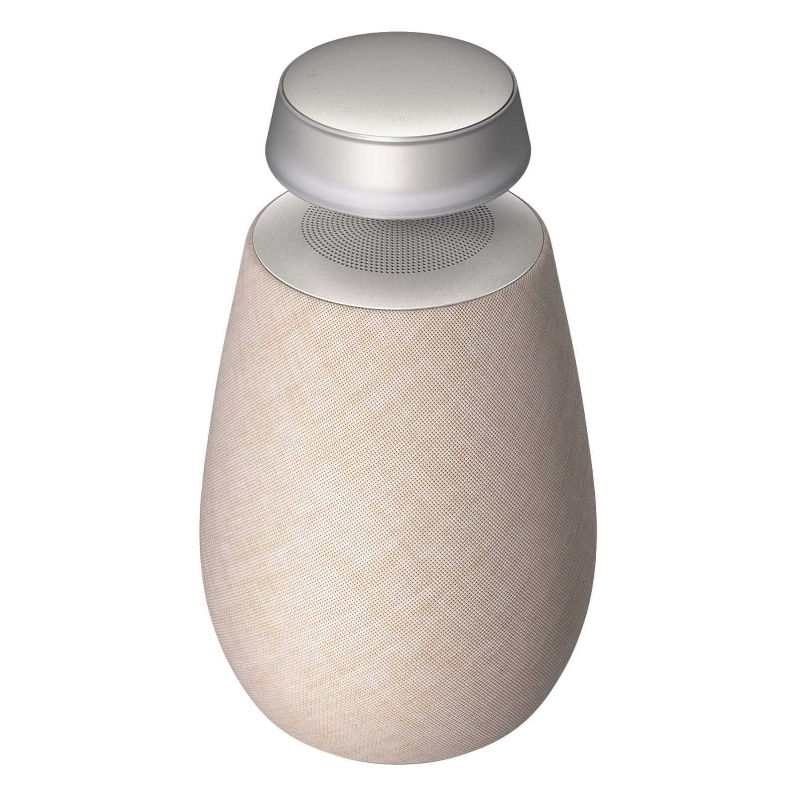 Alt View 1. LG - LG XO2TBE XBOOM Bluetooth Beige Speaker with 360 Panorama Sound (2025) - Beige.