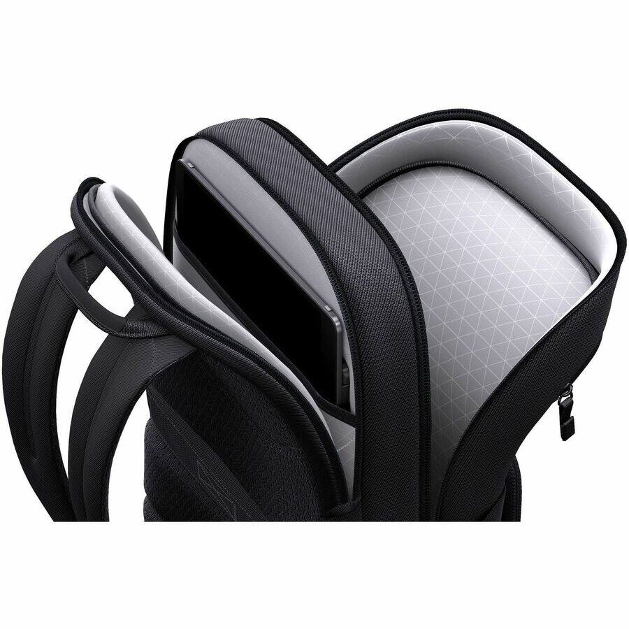 Alt View 3. Dell - Dell EcoLoop Carrying Case (Backpack) for 14" to 16" Notebook - Black - Anti-scratch Interior, Water Proof Zipper, Water - Black.
