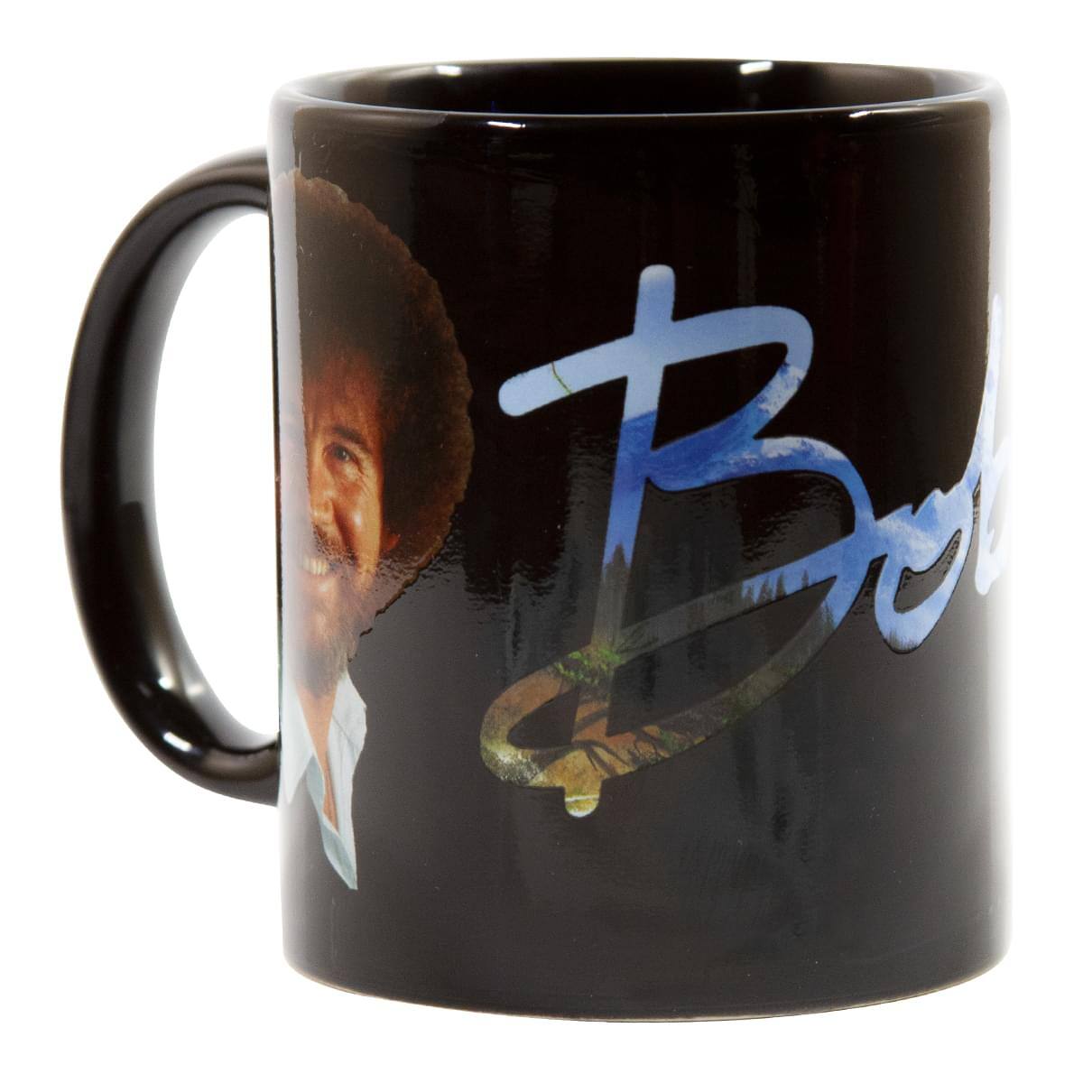 Alt View 10. Surreal Entertainment - Bob Ross Exclusive Color Change Ceramic Coffee Mug 12 ounces - White.
