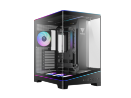 GAMDIAS - ATLAS P6 CG Black ABS / SPCC / Tempered Glass ATX Mid Tower Computer Case - Black