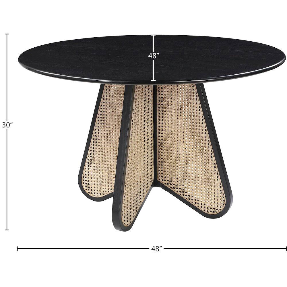 48" (diameter)  
30" (height)  
48" (width)