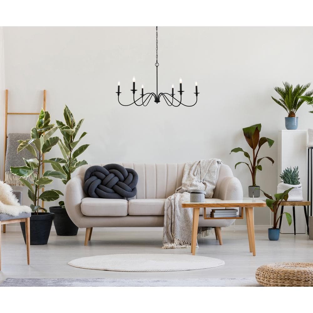 Living District - Rohan 42 inch chandelier in - Matte Black price history on PriceWatchPro