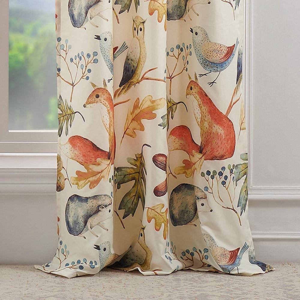 Back. Barefoot Bungalow - Barefoot Bungalow Willow 2 Panel And 2 Tie Back with 3" Rod Pocket Window Curtain42x84", Multi - Multi.