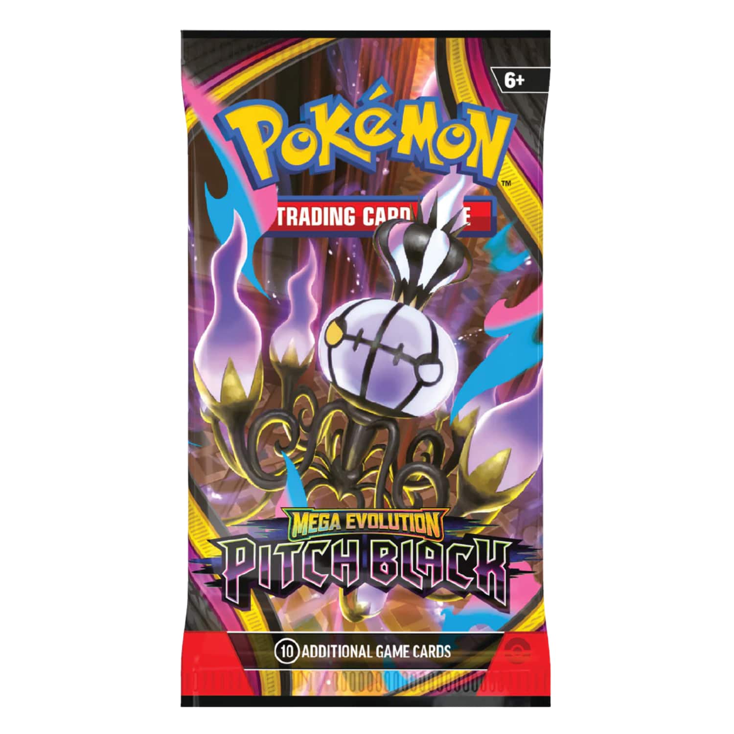 Pokémon - Pokemon ME5 Mega Evolution Pitch Black Booster Pack | Mega Chandelure ex
