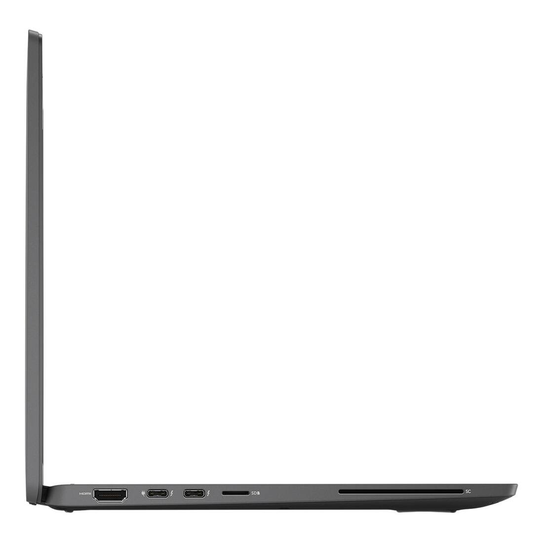 Left. Dell - Dell Latitude 7410 Core i7-10610U 1.8GHz, 8GB, 256GB SSD, 14" FHD, Windows 11 Pro (Refurbished) - Dark Gray.