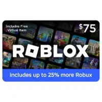 Roblox - $75 Digital Gift Card [Includes Virtual Item] [Digital] - Front_Zoom
