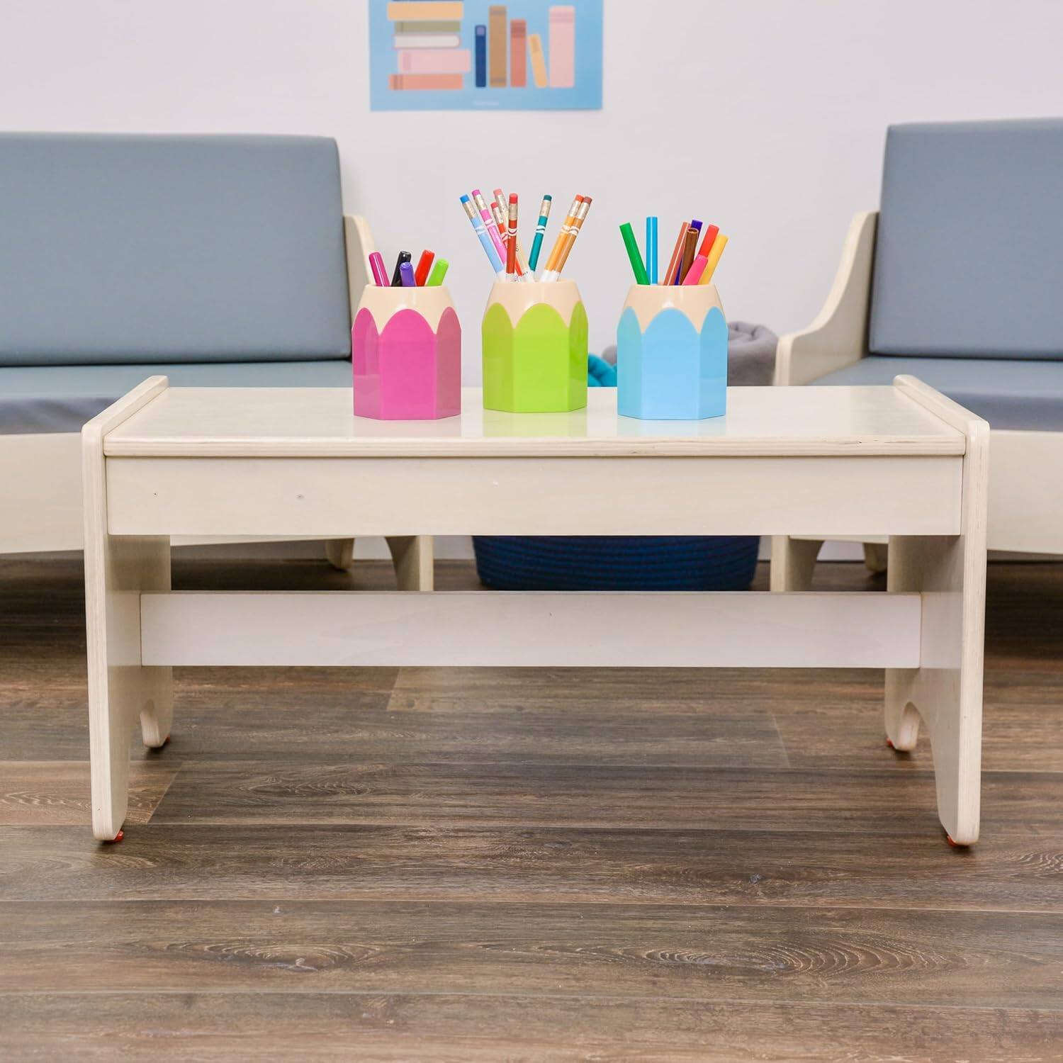 Back. Children's Factory - Everyday Lounge Coffee Table - RTA - Wooden.