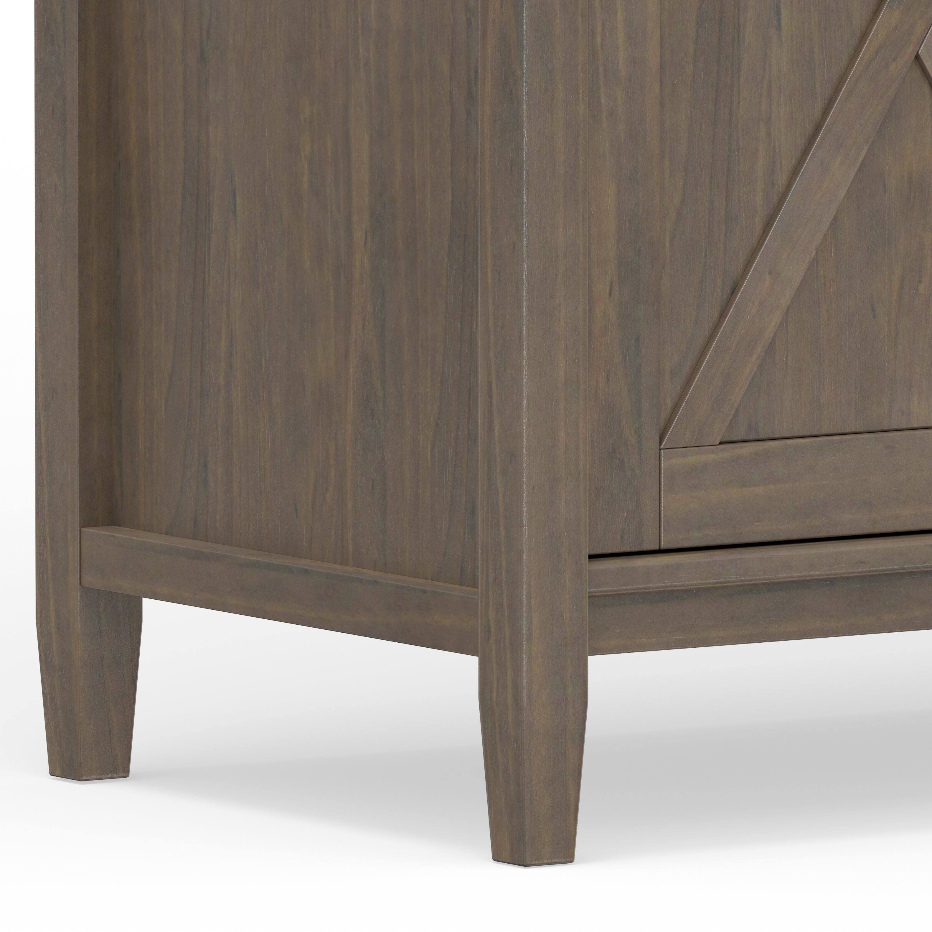 Alt View 7. Simpli Home - Ela SOLID WOOD Sideboard  in Smoky Brown - Smoky Brown.