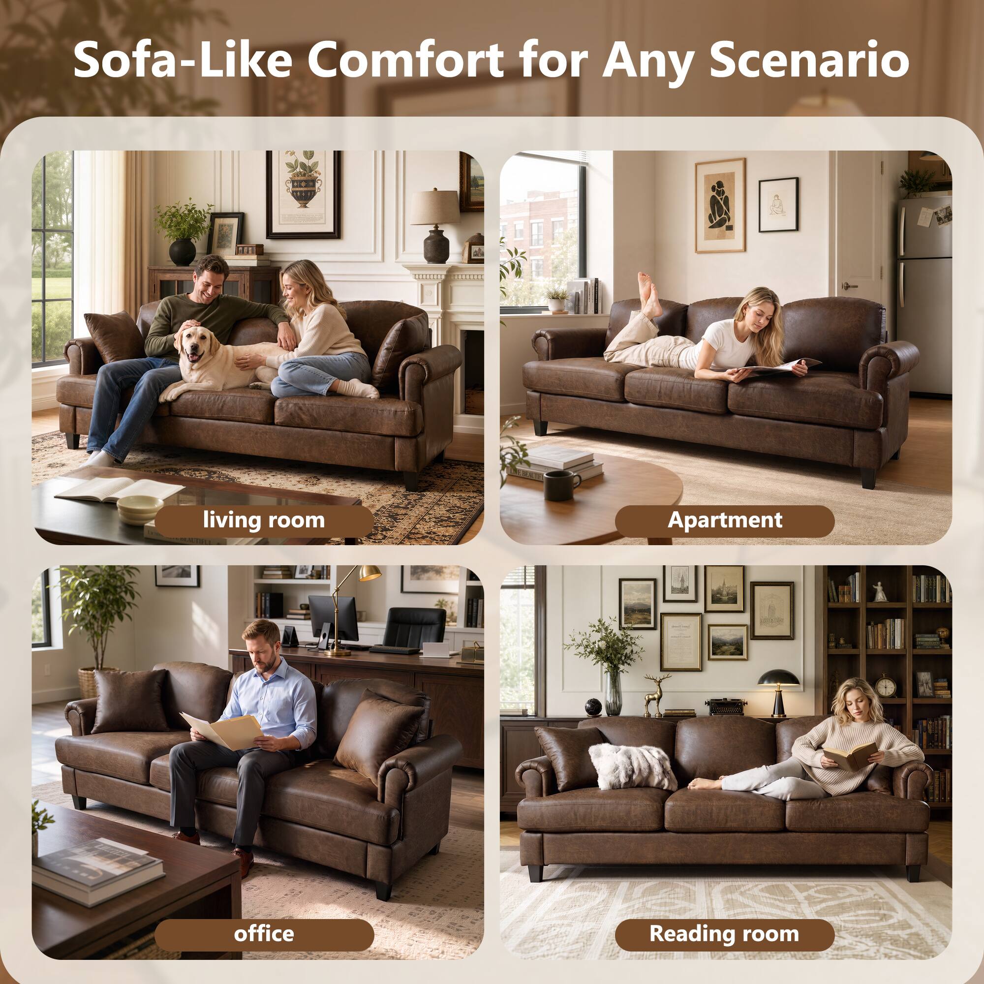 Sofa-Like Comfort for Any Scenario

- living room
- Apartment
- office
- Reading room