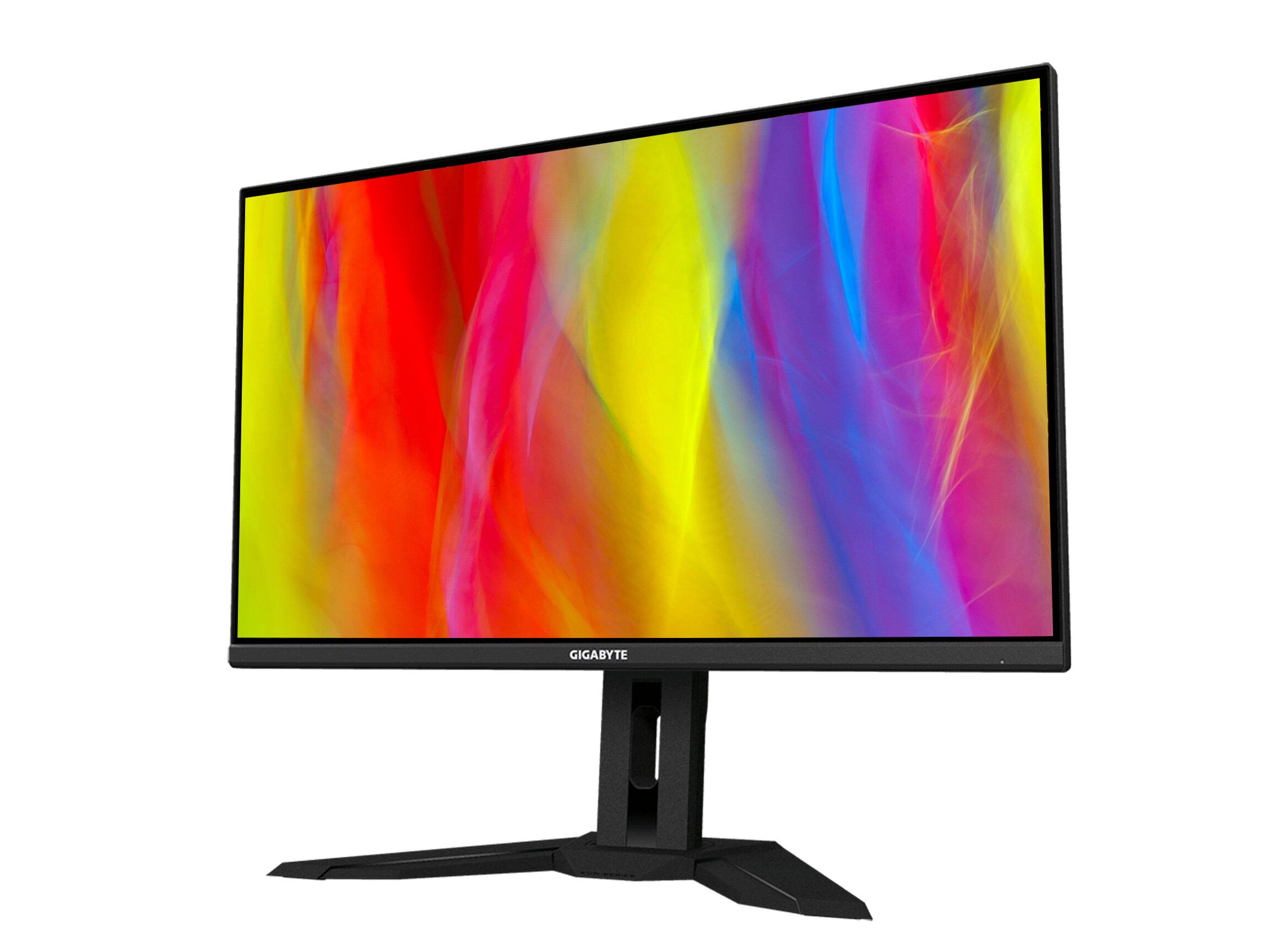 Angle. GIGABYTE - M32U 32" LED 4K UHD FreeSync Premium Pro SS IPS Gaming Monitor with HDR (HDMI, DisplayPort, USB - Black.