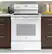 Alt View 15. GE - 5.3 Cu. Ft. Freestanding Electric Range with Self-cleaning - White.