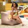 Jaxx - Ponce Outdoor Bean Bag Chair - Weather Resistant Patio and Poolside Lounge Seating, Petal - Sunbrella Petal