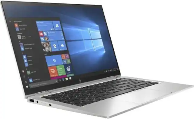 Front. HP - HP EliteBook x360 1040 G7 Certified Refurbished 14", Intel Core i7-10710U, 16GB RAM, 256GB SSD Retina Laptop - Dark Gray.