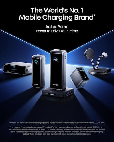 Anker Prime Power Bank and Charging Base, 26,250mAh 300W Max Anker Prime Power Bank and Charging Base, 26,250mAh 300W Max