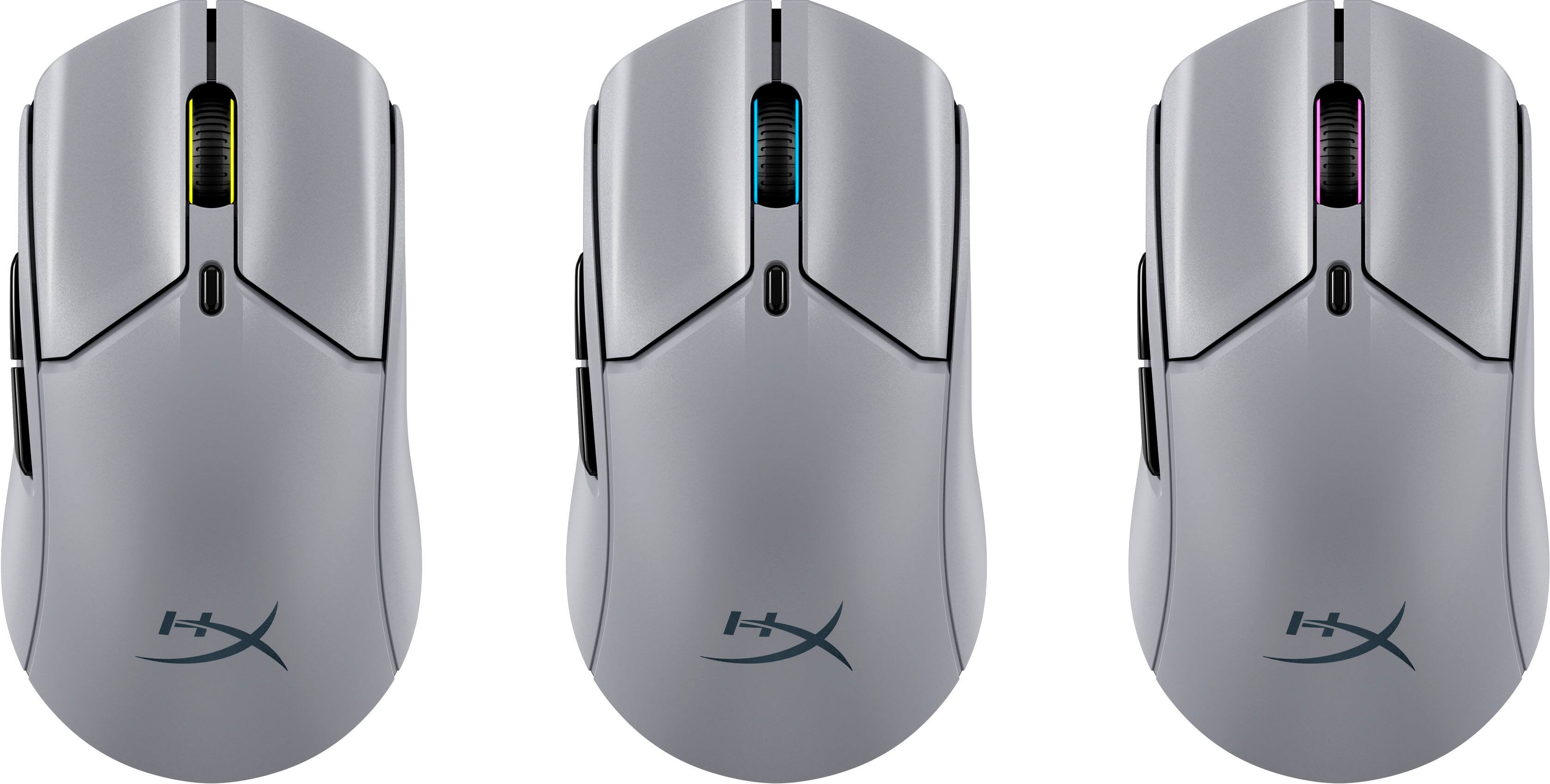 Alt View 13. HyperX - Pulsefire Haste 2 Pro 4K Lightweight Wireless Optical Gaming Mouse with RGB Lighting - Slate Grey.