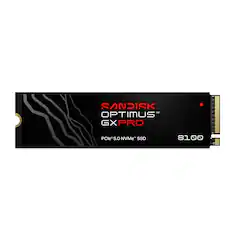 SANDISK™ OPTIMUS™ GXPRO
PCIe® 5.0 NVMe™ SSD
8100