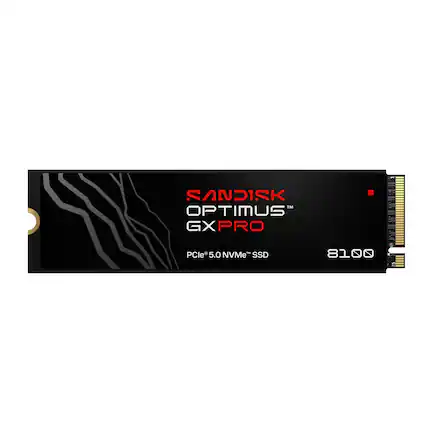 SANDISK™ OPTIMUS™ GXPRO
PCIe® 5.0 NVMe™ SSD
8100