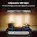 Adjustable LED light
Two 3-watt LED lights provide ample lighting for your stovetop
Brighten up your kitchen
3W 4000K