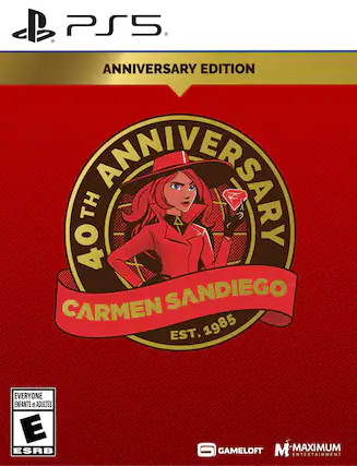 PS5 Anniversary Edition 40th Carmen Sandiego Est. 1985. - E (Everyone)