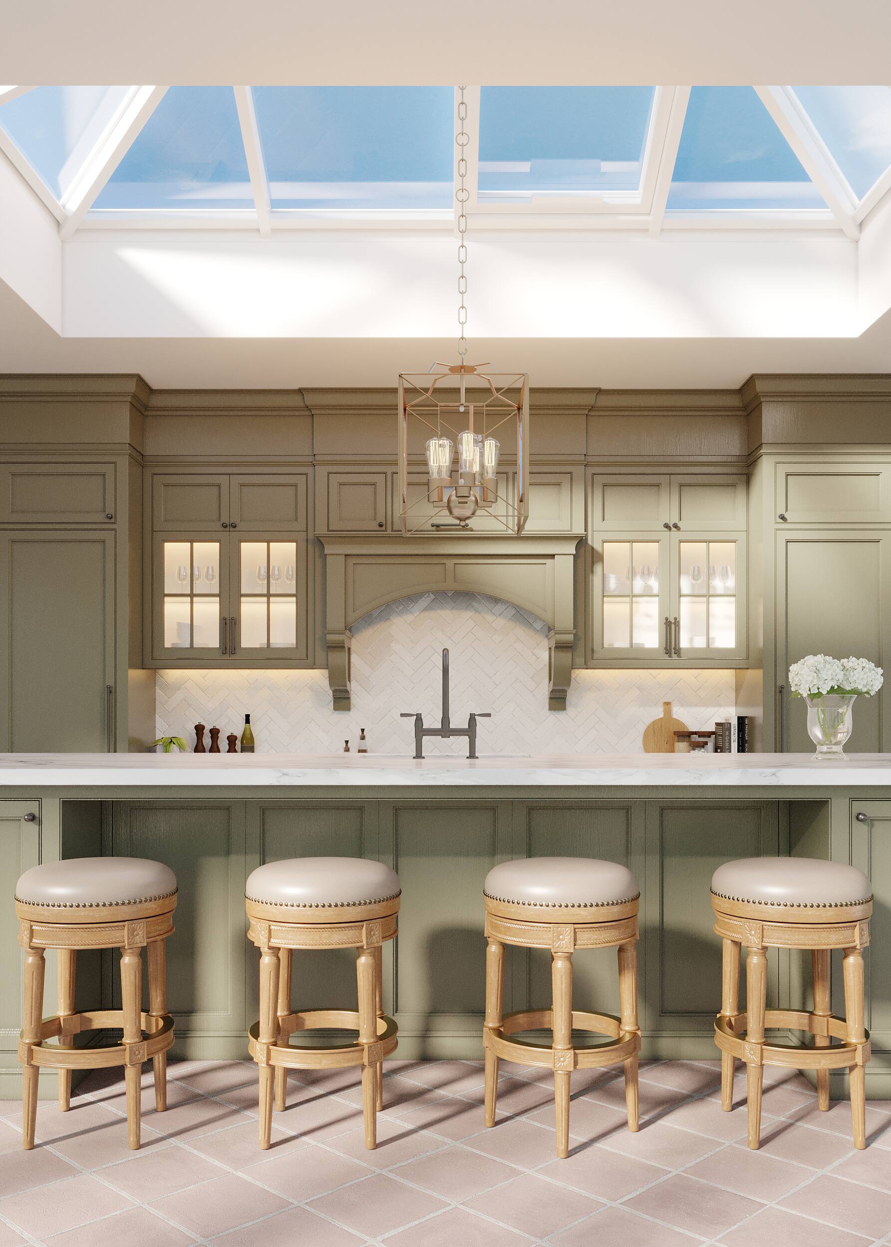 Alt View 4. Maven Lane - 31"  Pullman Backless Bar Stool In Weathered Oak Finish With Vegan Leather - Weathered Oak.