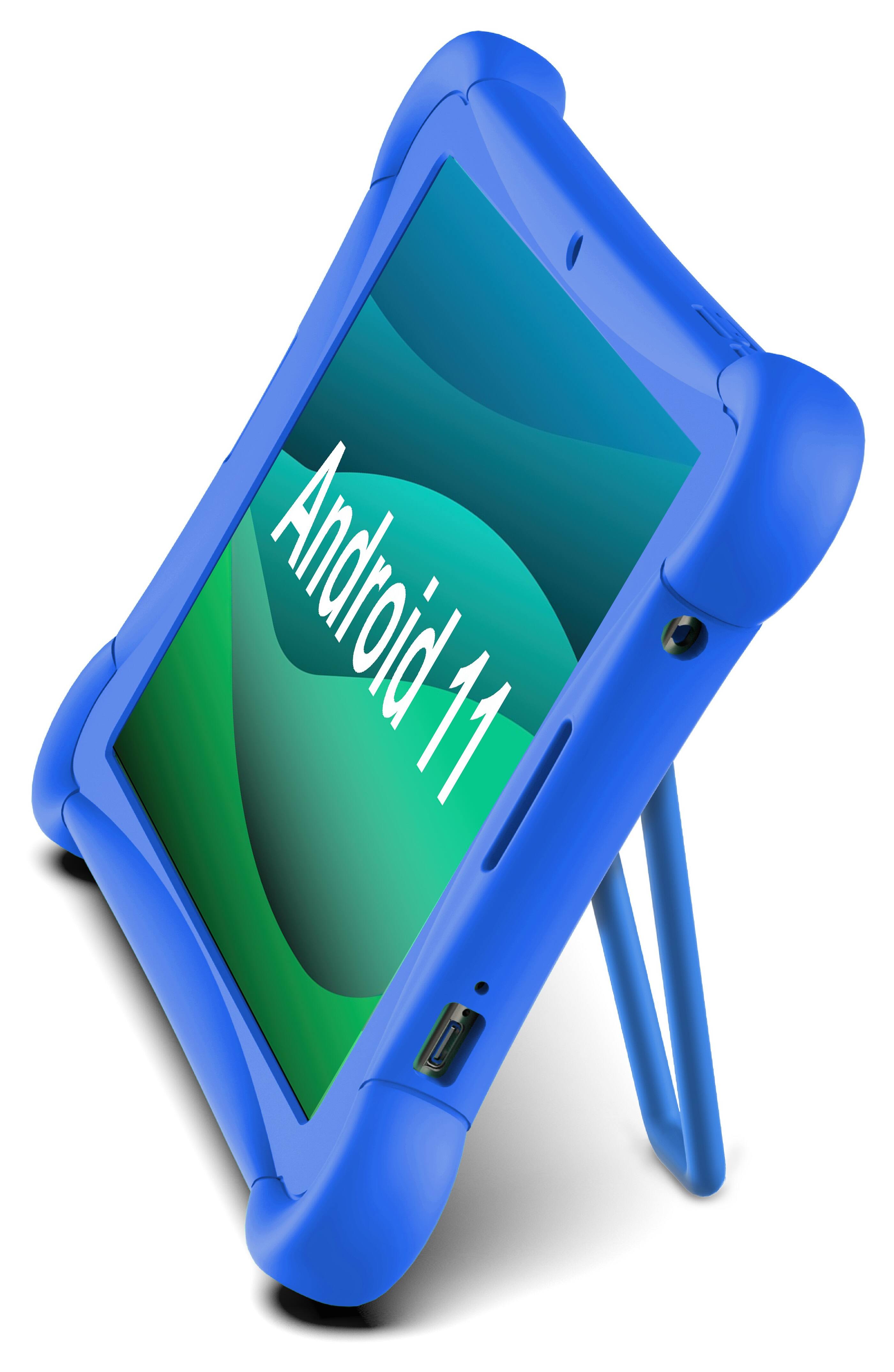 Angle. Visual Land - Visual Land Prestige Elite 10QH 10.1" HD Tablet 64GB Storage 2GB Memory with Protective Bumper Case - Royal Blue.