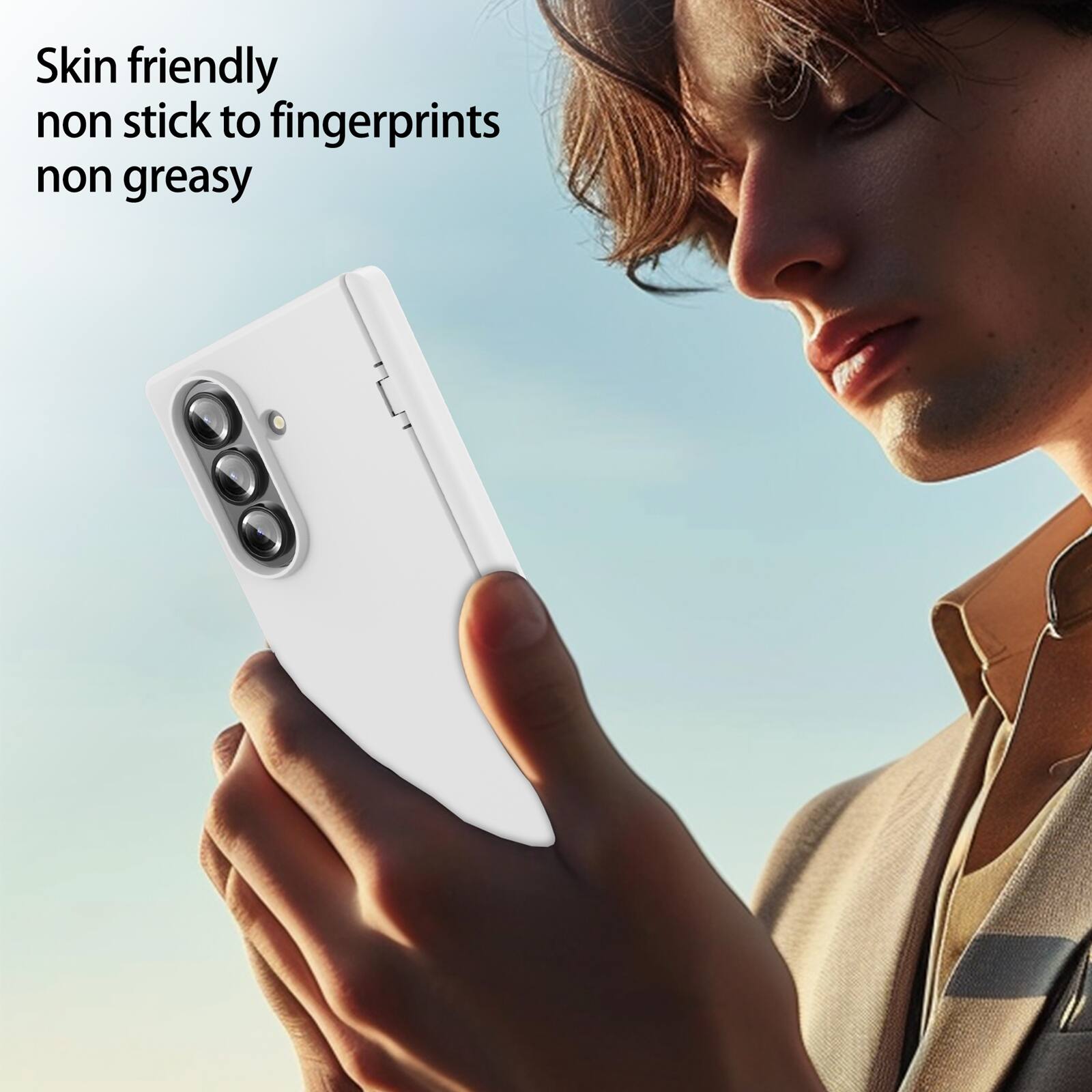Skin friendly non stick to fingerprints non greasy