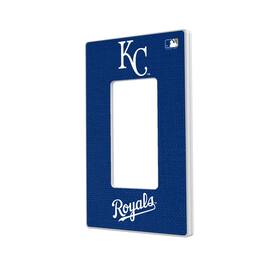 Keyscaper - Kansas City Royals Solid Single Rocker Light Switch Plate - Multicolor