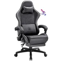 GTPlayer - Ace Pro Gaming Chair - Gray - Front_Zoom