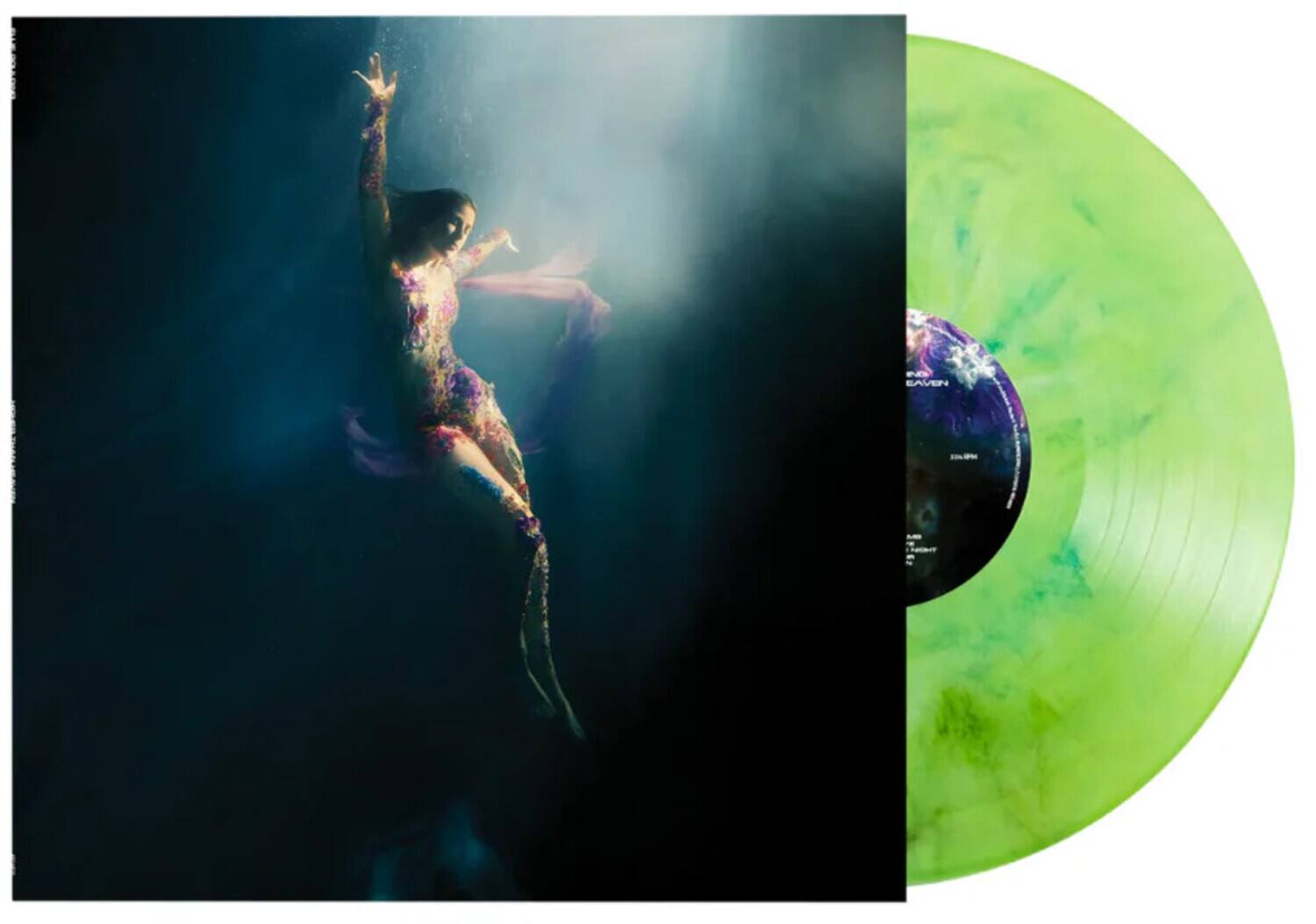 Front. Ellie Goulding - Higher Than Heaven - Limited Green Marbled Vinyl   - VINYL LP.