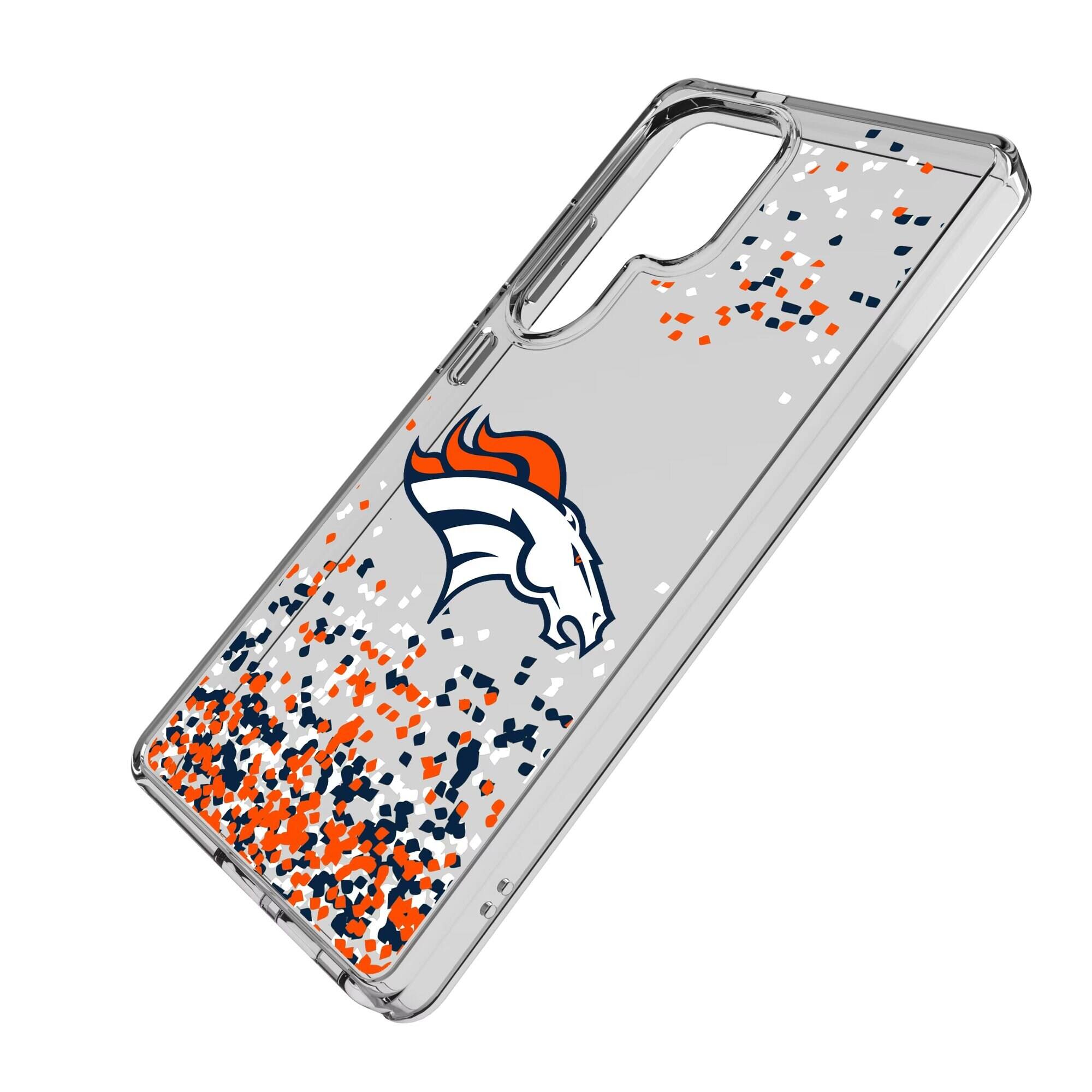 Alt View 1. Keyscaper - Galaxy Clear Case with Confetti Design - S23 Ultra - Multicolor.