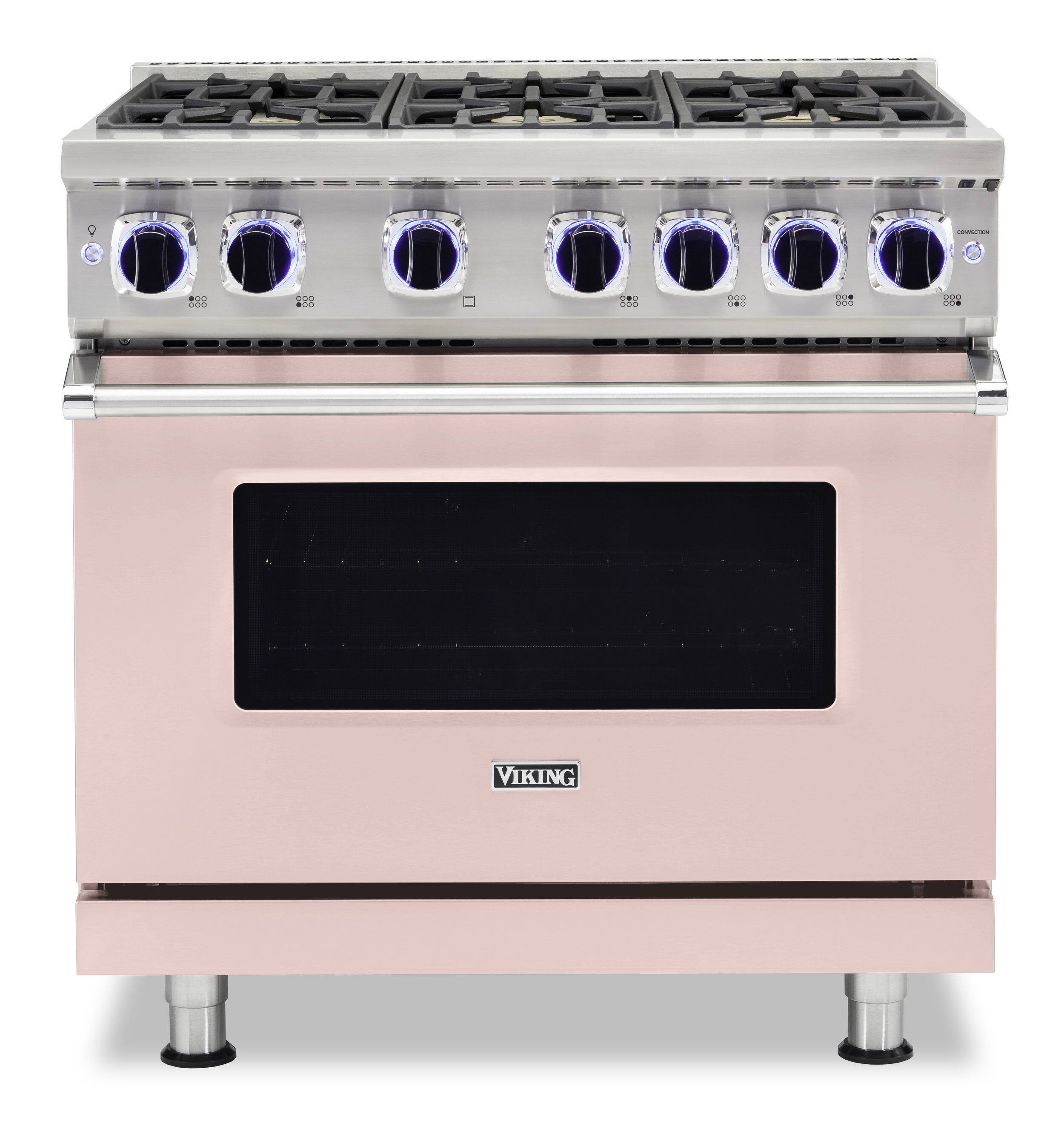 Viking - VGR Freestanding 7 Series Gas 36" Range - Blush