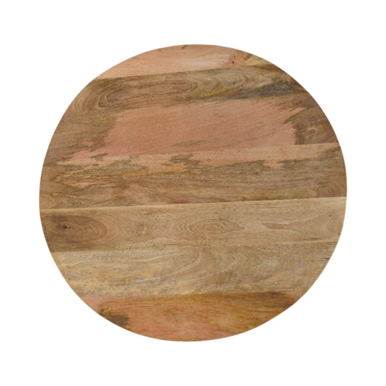 Alt View 1. Artisan Furniture - Artisan Furniture Solid Wood Larissa Round Coffee Table - Brown.